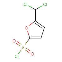 56038-55-2 5-(dichloromethyl)furan-2-sulfonyl chloride chemical structure