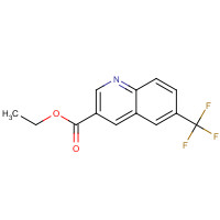 71083-15-3 ethyl 6-(trifluoromethyl)quinoline-3-carboxylate chemical structure