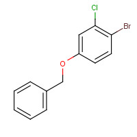 729590-57-2 1-bromo-2-chloro-4-phenylmethoxybenzene chemical structure