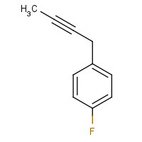 1242272-75-8 1-but-2-ynyl-4-fluorobenzene chemical structure