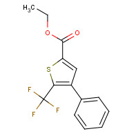 167279-18-7 ethyl 4-phenyl-5-(trifluoromethyl)thiophene-2-carboxylate chemical structure
