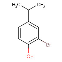 19432-27-0 2-bromo-4-propan-2-ylphenol chemical structure