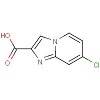 1020038-42-9 7-chloroimidazo[1,2-a]pyridine-2-carboxylic acid chemical structure
