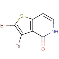690635-74-6 2,3-dibromo-5H-thieno[3,2-c]pyridin-4-one chemical structure