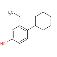 1058159-83-3 4-cyclohexyl-3-ethylphenol chemical structure