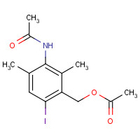 885608-57-1 (3-acetamido-6-iodo-2,4-dimethylphenyl)methyl acetate chemical structure