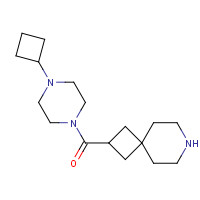 1227610-21-0 7-azaspiro[3.5]nonan-2-yl-(4-cyclobutylpiperazin-1-yl)methanone chemical structure