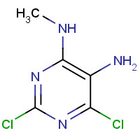 91321-79-8 2,6-dichloro-4-N-methylpyrimidine-4,5-diamine chemical structure