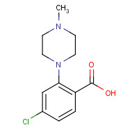 1197193-44-4 4-chloro-2-(4-methylpiperazin-1-yl)benzoic acid chemical structure