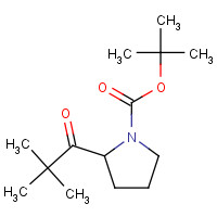 187658-91-9 tert-butyl 2-(2,2-dimethylpropanoyl)pyrrolidine-1-carboxylate chemical structure