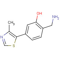1448190-11-1 2-(aminomethyl)-5-(4-methyl-1,3-thiazol-5-yl)phenol chemical structure
