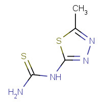 58326-38-8 (5-methyl-1,3,4-thiadiazol-2-yl)thiourea chemical structure