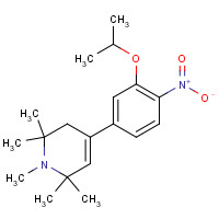 1462951-44-5 1,2,2,6,6-pentamethyl-4-(4-nitro-3-propan-2-yloxyphenyl)-3H-pyridine chemical structure