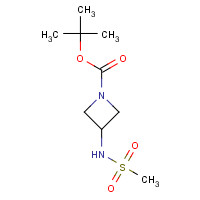 1146082-05-4 tert-butyl 3-(methanesulfonamido)azetidine-1-carboxylate chemical structure