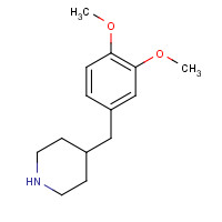 121278-66-8 4-[(3,4-dimethoxyphenyl)methyl]piperidine chemical structure