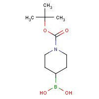 1251537-39-9 [1-[(2-methylpropan-2-yl)oxycarbonyl]piperidin-4-yl]boronic acid chemical structure