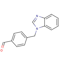 118001-88-0 4-(benzimidazol-1-ylmethyl)benzaldehyde chemical structure