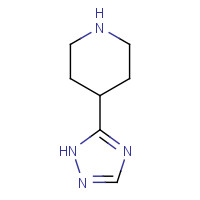 893424-25-4 4-(1H-1,2,4-triazol-5-yl)piperidine chemical structure