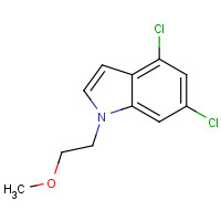1268052-74-9 4,6-dichloro-1-(2-methoxyethyl)indole chemical structure