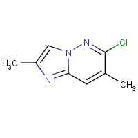17412-20-3 6-chloro-2,7-dimethylimidazo[1,2-b]pyridazine chemical structure