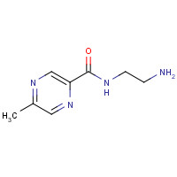 756818-42-5 N-(2-aminoethyl)-5-methylpyrazine-2-carboxamide chemical structure