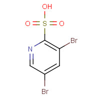 856163-60-5 3,5-dibromopyridine-2-sulfonic acid chemical structure