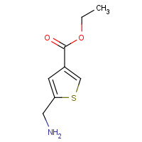 476362-78-4 ethyl 5-(aminomethyl)thiophene-3-carboxylate chemical structure