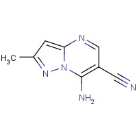 255389-59-4 7-amino-2-methylpyrazolo[1,5-a]pyrimidine-6-carbonitrile chemical structure