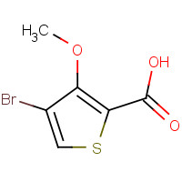 110545-68-1 4-bromo-3-methoxythiophene-2-carboxylic acid chemical structure