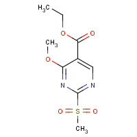 1428558-31-9 ethyl 4-methoxy-2-methylsulfonylpyrimidine-5-carboxylate chemical structure