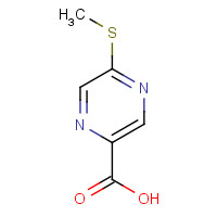 1174322-69-0 5-methylsulfanylpyrazine-2-carboxylic acid chemical structure