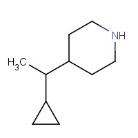 1448682-46-9 4-(1-cyclopropylethyl)piperidine chemical structure