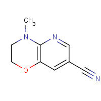 912569-63-2 4-methyl-2,3-dihydropyrido[3,2-b][1,4]oxazine-7-carbonitrile chemical structure