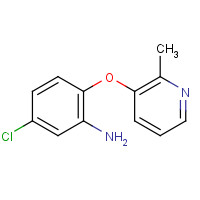1451261-89-4 5-chloro-2-(2-methylpyridin-3-yl)oxyaniline chemical structure