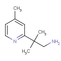 1232432-61-9 2-methyl-2-(4-methylpyridin-2-yl)propan-1-amine chemical structure