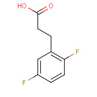 130408-15-0 3-(2,5-difluorophenyl)propanoic acid chemical structure