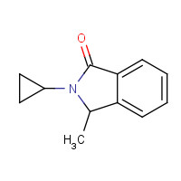 58083-37-7 2-cyclopropyl-3-methyl-3H-isoindol-1-one chemical structure