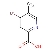 1196154-93-4 4-bromo-5-methylpyridine-2-carboxylic acid chemical structure