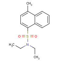 215610-69-8 N,N-diethyl-4-methylnaphthalene-1-sulfonamide chemical structure