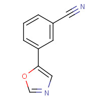 252928-81-7 3-(1,3-oxazol-5-yl)benzonitrile chemical structure