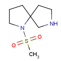 1400797-55-8 1-methylsulfonyl-1,7-diazaspiro[4.4]nonane chemical structure