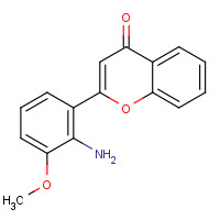 167869-21-8 2-(2-amino-3-methoxyphenyl)chromen-4-one chemical structure