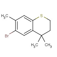 135631-86-6 6-bromo-4,4,7-trimethyl-2,3-dihydrothiochromene chemical structure