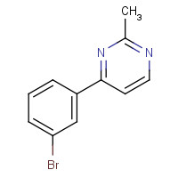 844891-12-9 4-(3-bromophenyl)-2-methylpyrimidine chemical structure
