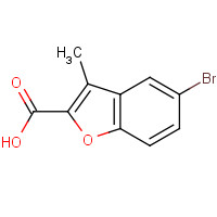 50638-08-9 5-bromo-3-methyl-1-benzofuran-2-carboxylic acid chemical structure