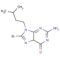 332102-03-1 2-amino-8-bromo-9-(3-methylbutyl)-5H-purin-6-one chemical structure