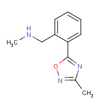 879896-56-7 N-methyl-1-[2-(3-methyl-1,2,4-oxadiazol-5-yl)phenyl]methanamine chemical structure