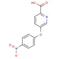 64064-64-8 5-(4-nitrophenoxy)pyridine-2-carboxylic acid chemical structure