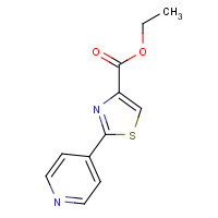 21278-85-3 ethyl 2-pyridin-4-yl-1,3-thiazole-4-carboxylate chemical structure
