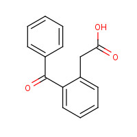 23107-96-2 2-(2-benzoylphenyl)acetic acid chemical structure